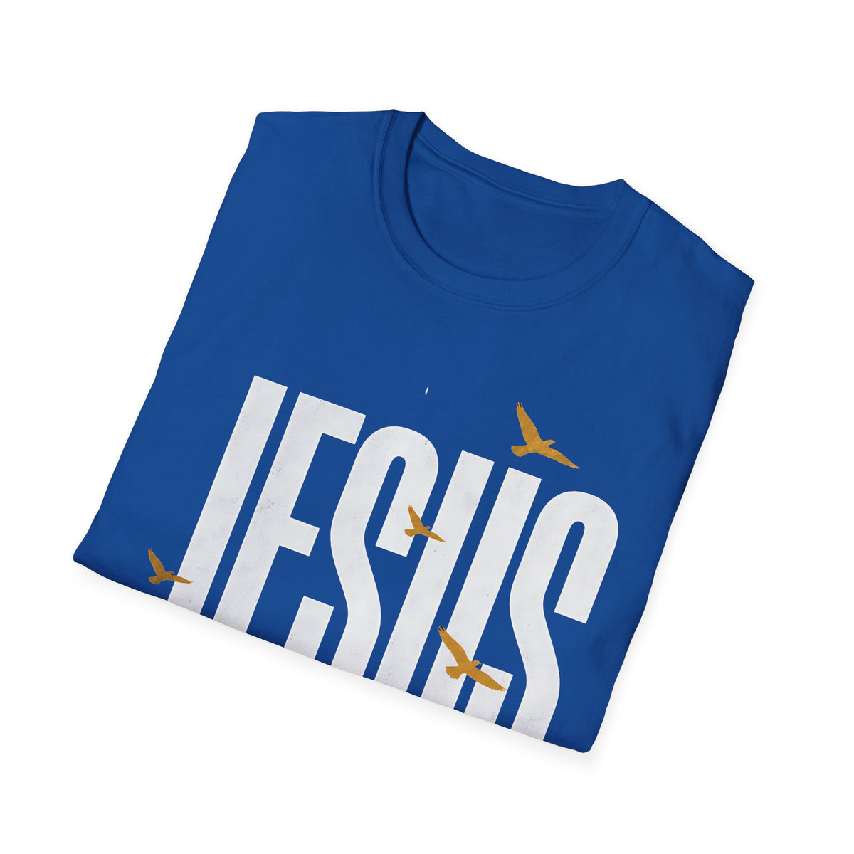 Jesus Path T-Shirt — Christian Faith Graphic Tee with Birds