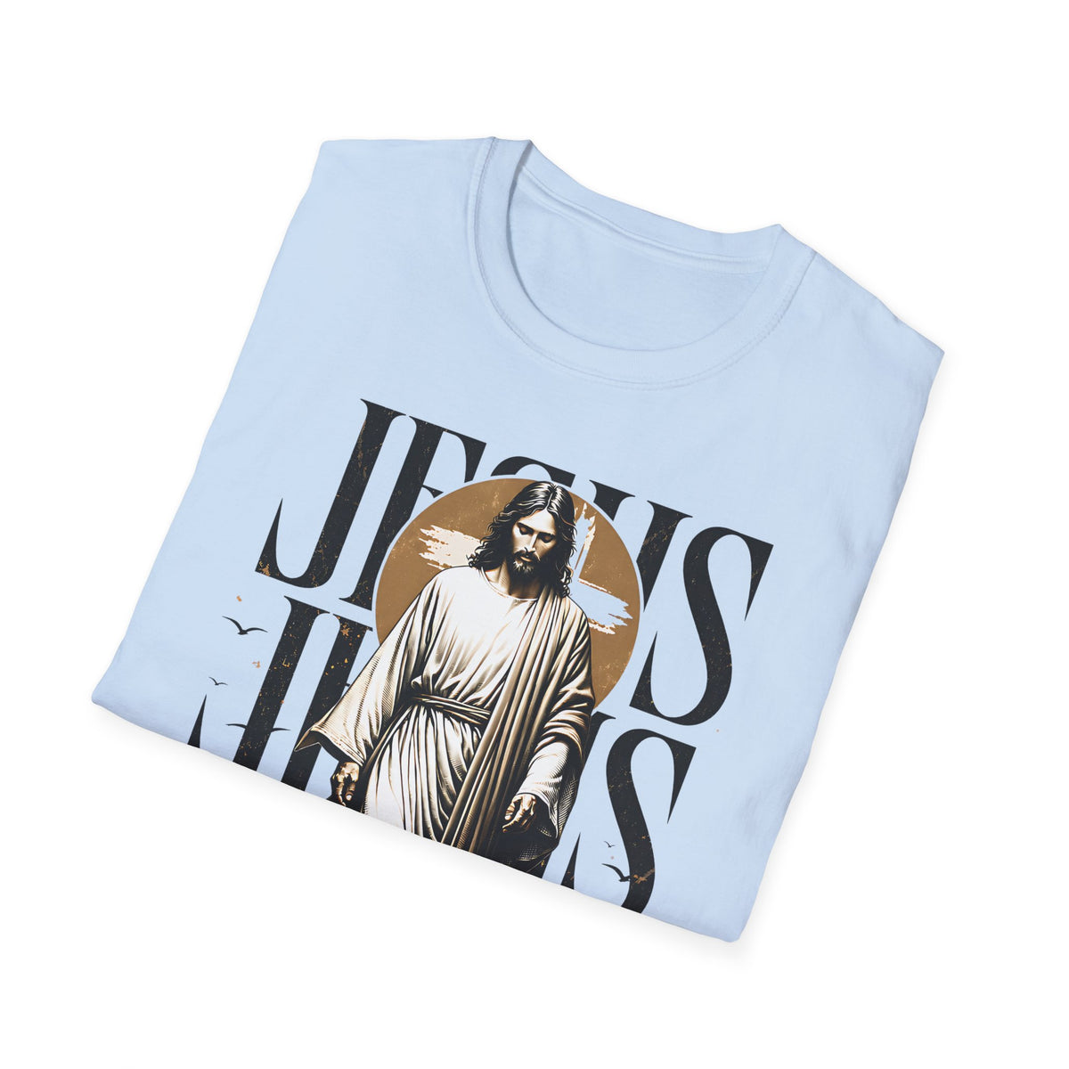 Jesus Graphic T-Shirt — Walking Christ Faith Tee (Religious Christian Apparel)