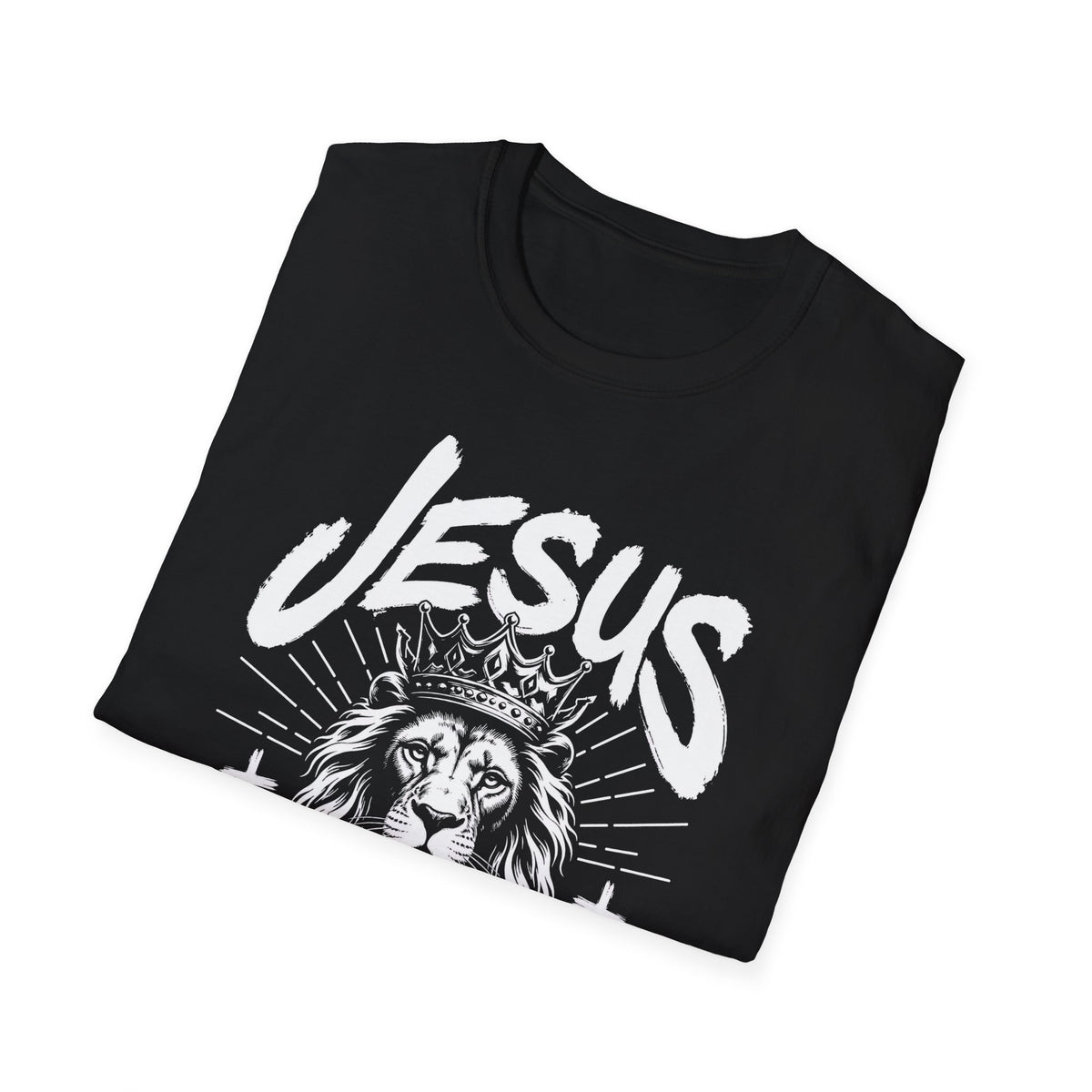 Jesus Is King Lion T-Shirt — Christian Faith Graphic Tee