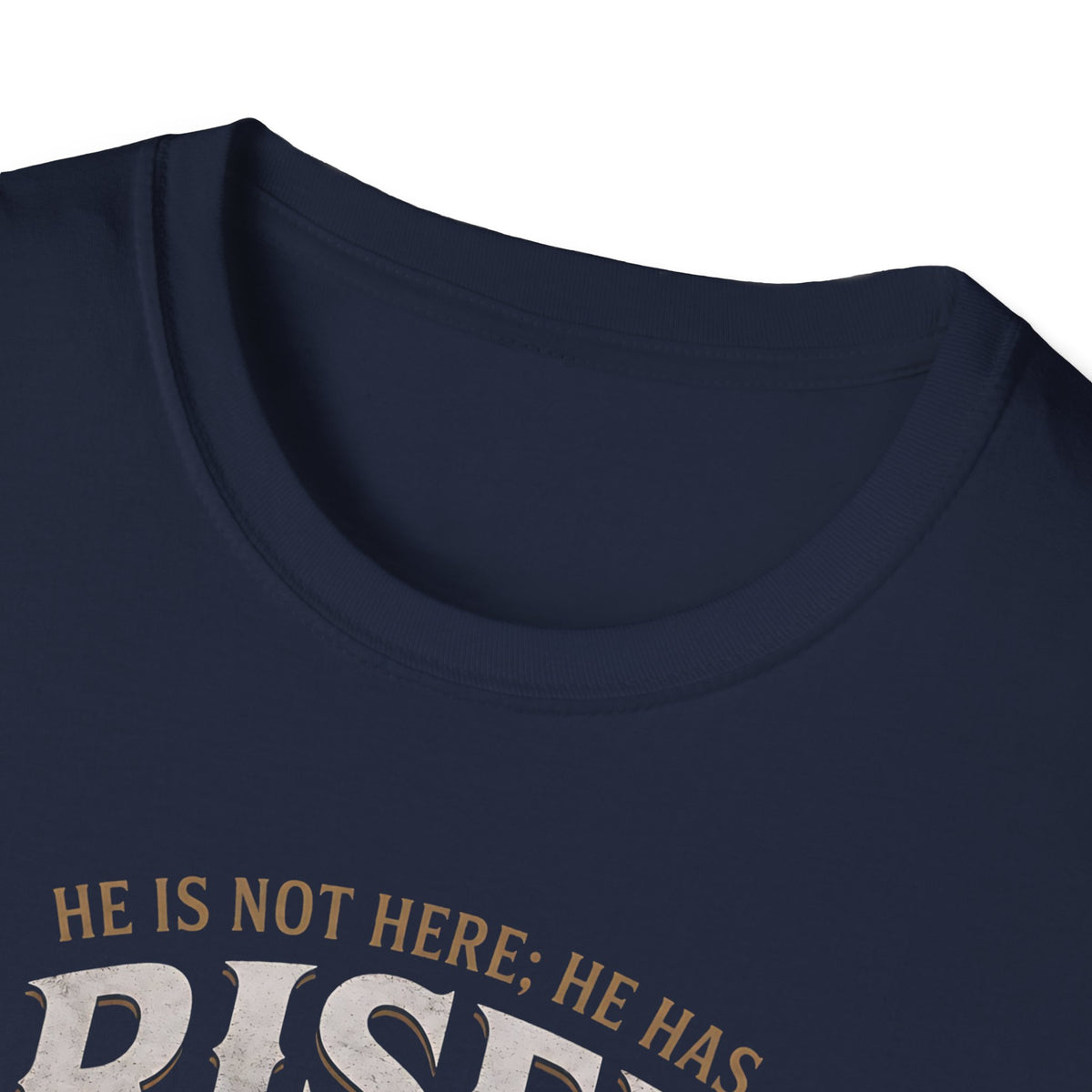 Risen Cross T-Shirt — "He Is Risen Just As He Said" Easter Christian Shirt