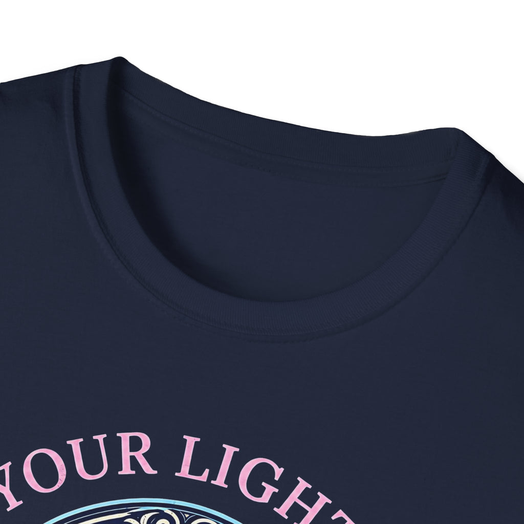 Faith Over Fear Lighthouse T-Shirt — "Let Your Light Shine" Christian Graphic Tee