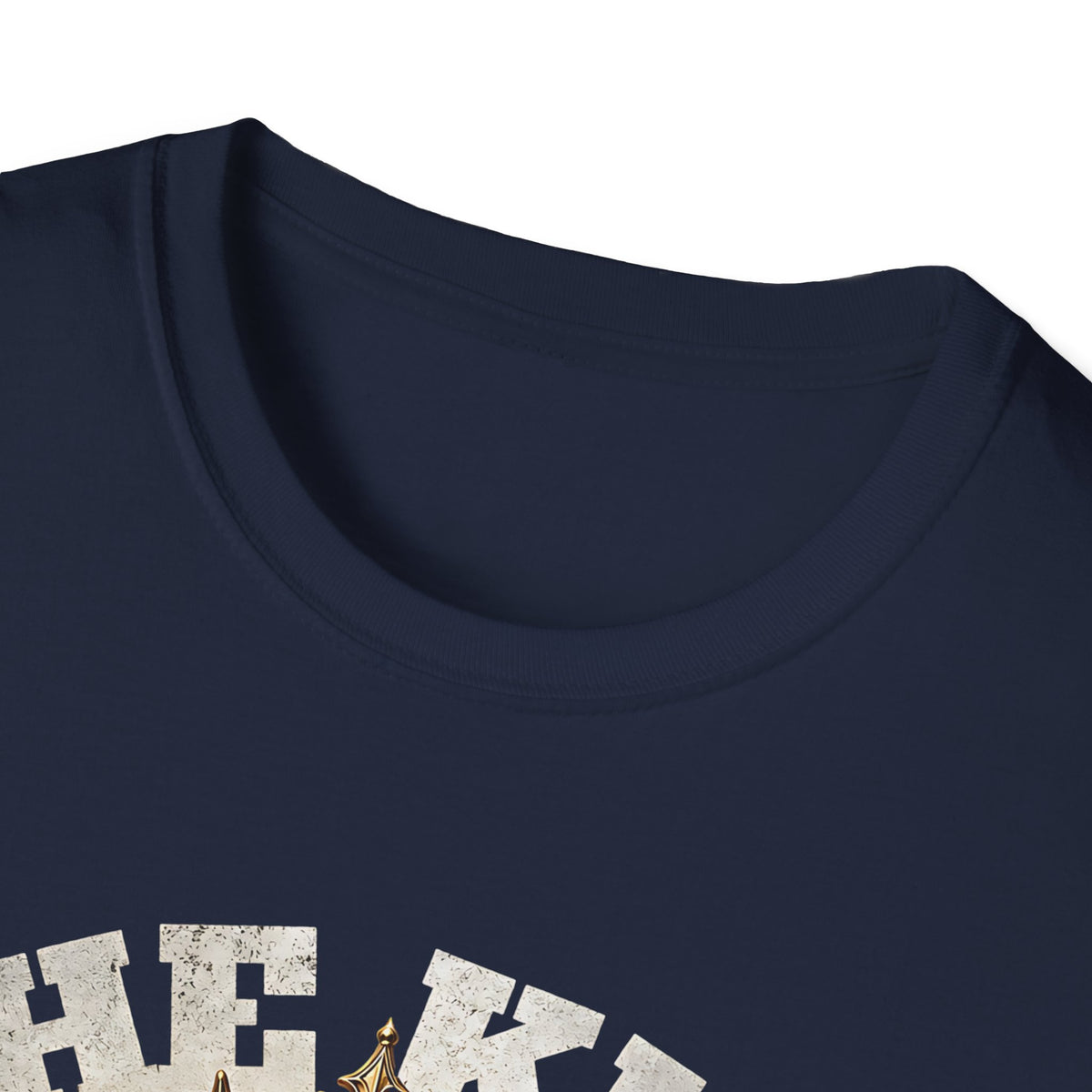 Jesus 'The King' T-Shirt — Crowned Christ Graphic Tee (Faith Gifts, Easter/Christmas)