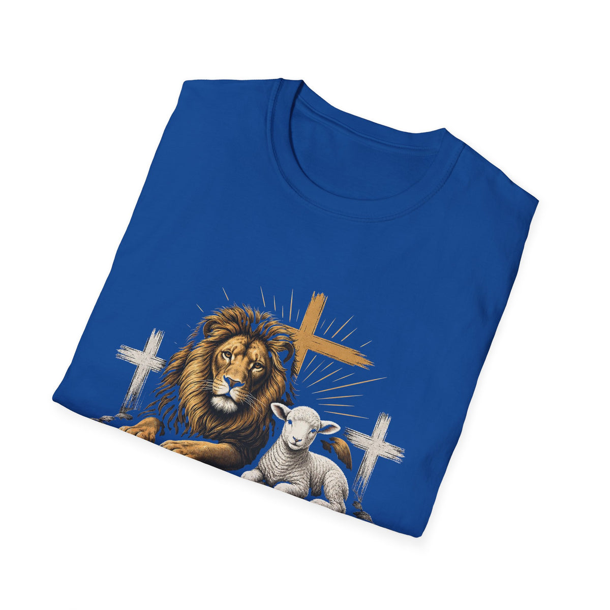 Christian T-Shirt — Lion of Judah & Lamb of God Graphic Tee