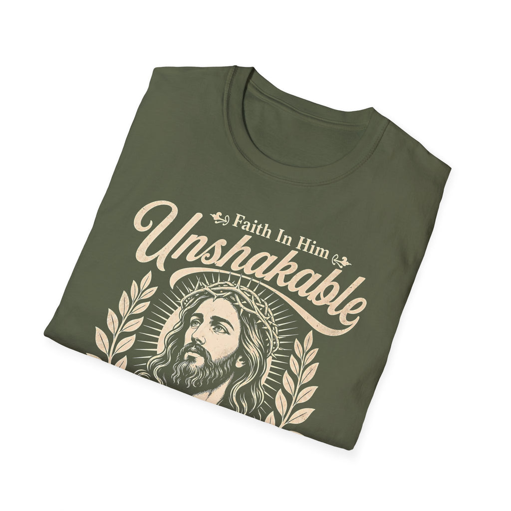 Christian T-Shirt — "Unshakable Hope" Faith in Him Graphic Tee