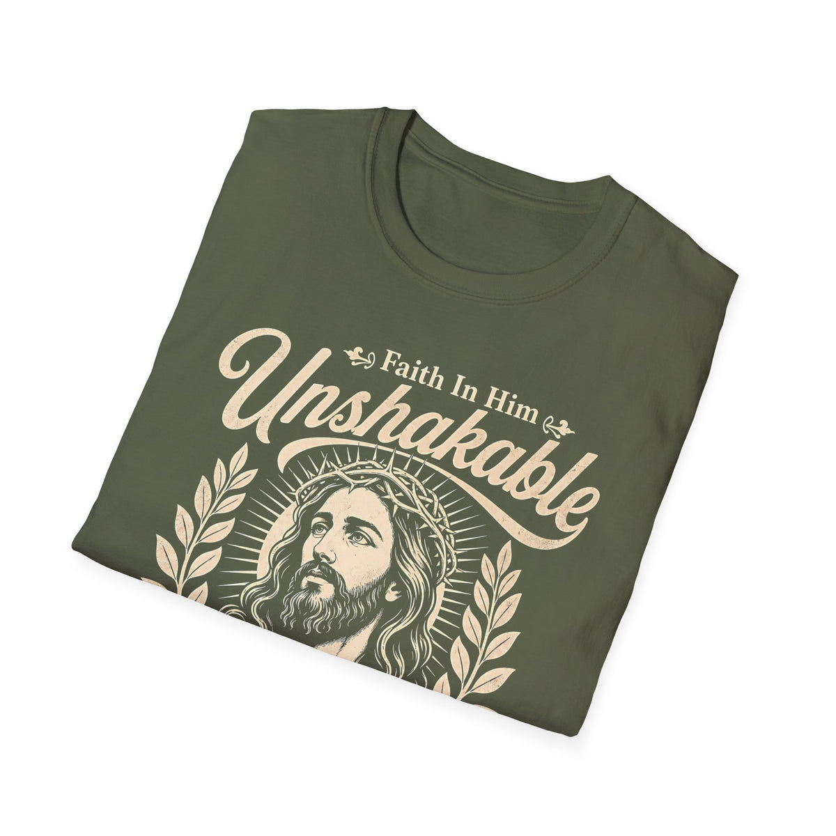 Christian T-Shirt — "Unshakable Hope" Faith in Him Graphic Tee