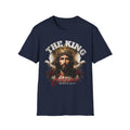 Jesus 'The King' T-Shirt — Crowned Christ Graphic Tee (Faith Gifts, Easter/Christmas)