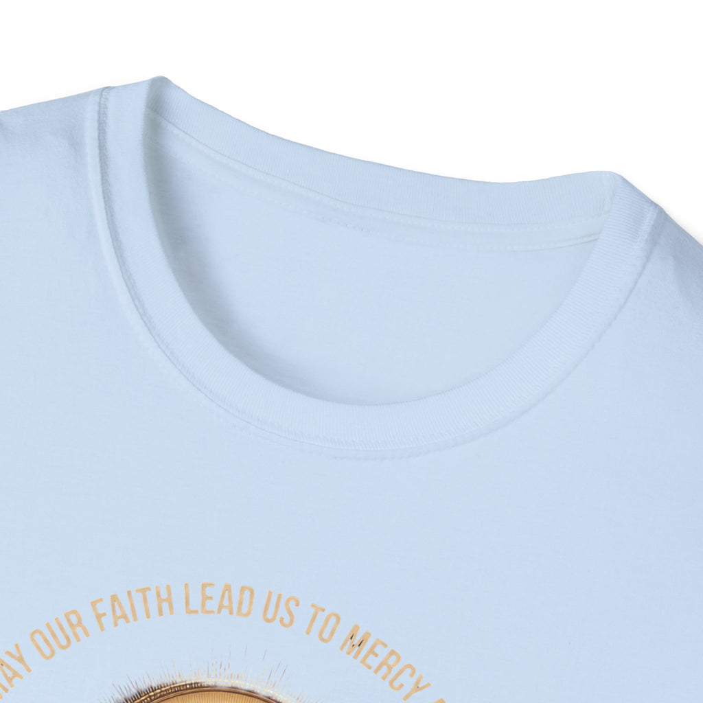 Virgin Mary Prayer Tee – "Love Covers Sins" Religious Graphic T-Shirt