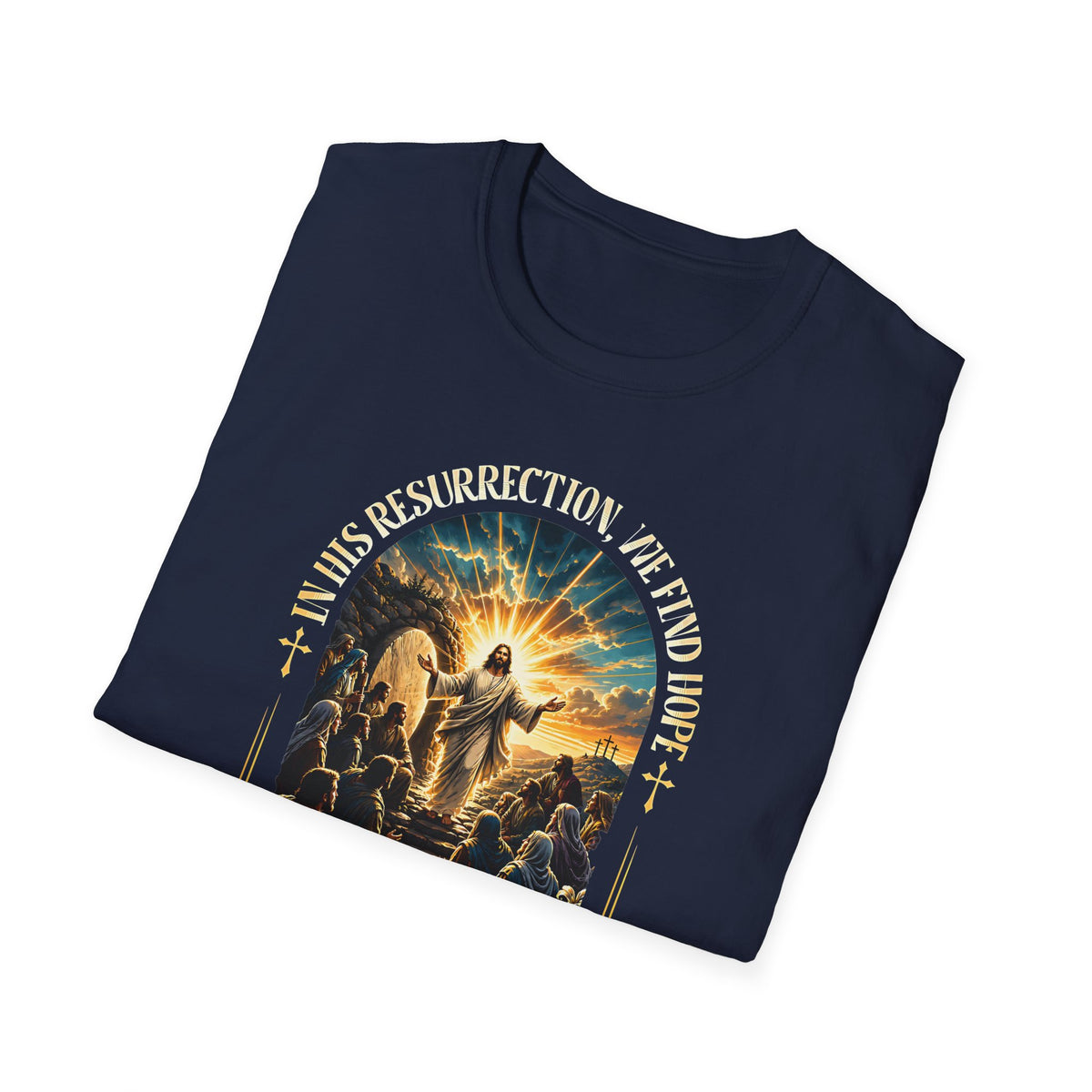 Hope's Dawn Resurrection T-Shirt — Christian Easter Faith Tee