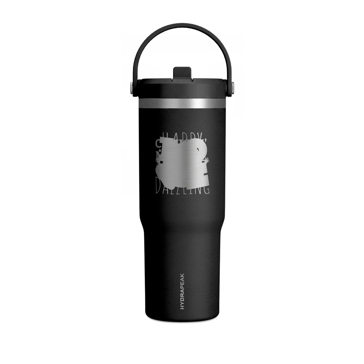 Happy Dazzling Rhino 32oz Nomad Tumbler – Insulated Travel Cup