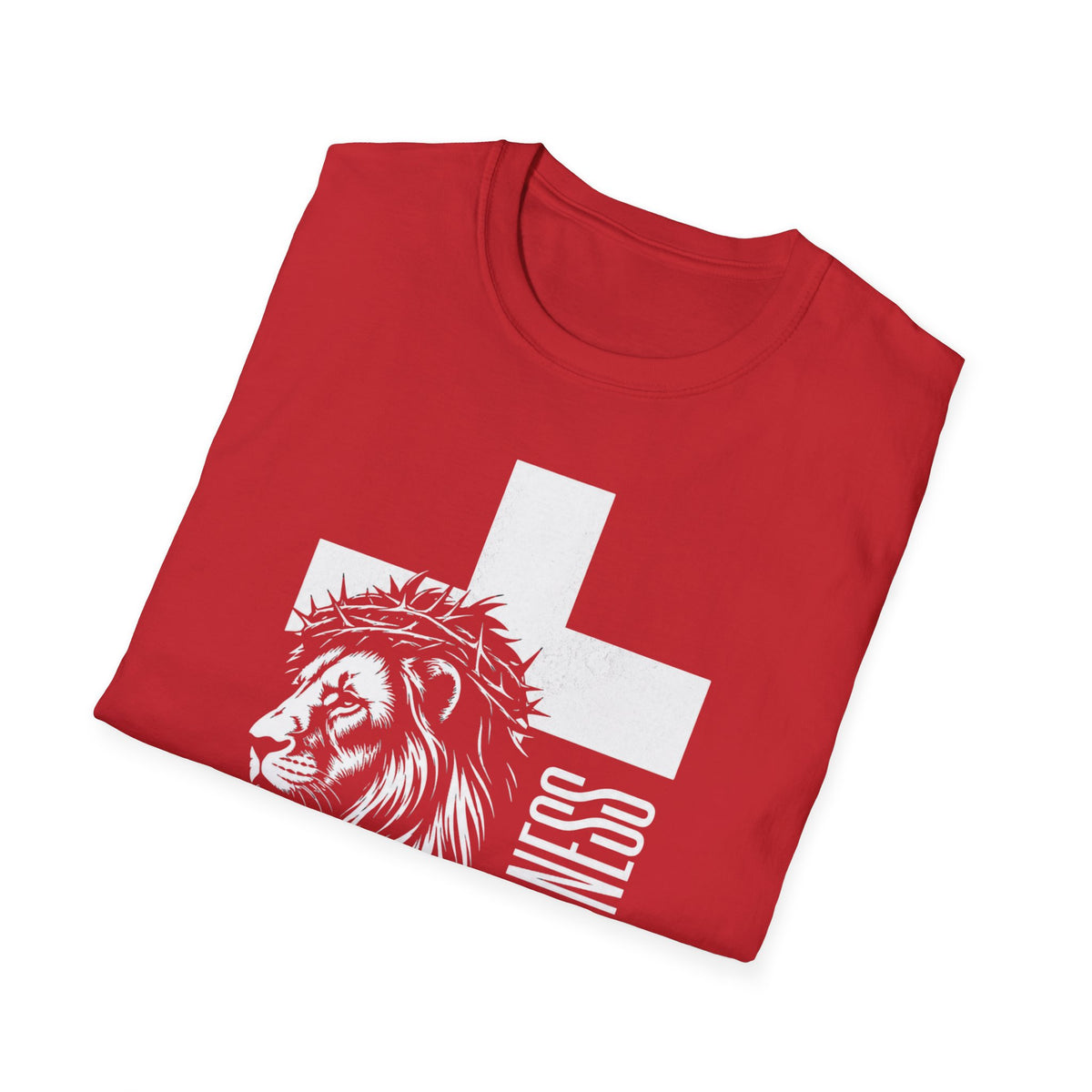Forgiveness Lion Cross T-Shirt — Christian Faith Inspirational Tee