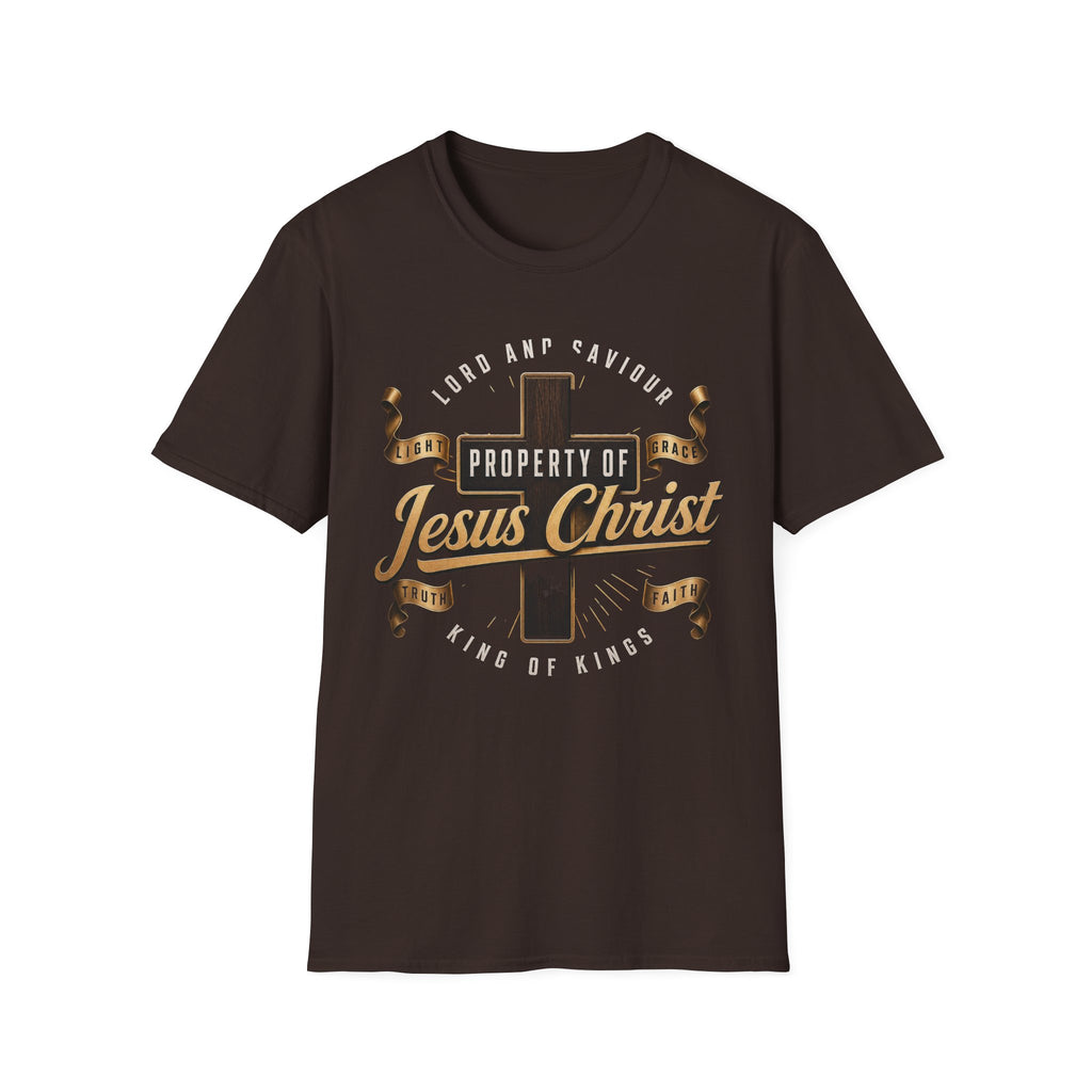 Jesus Christ Property T-Shirt — Christian Cross Faith Tee
