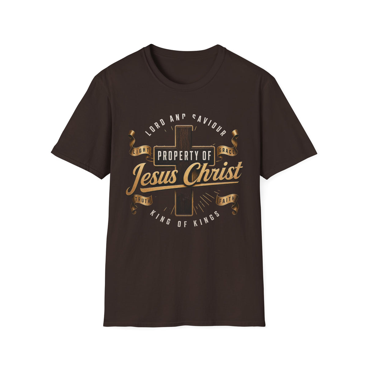 Jesus Christ Property T-Shirt — Christian Cross Faith Tee