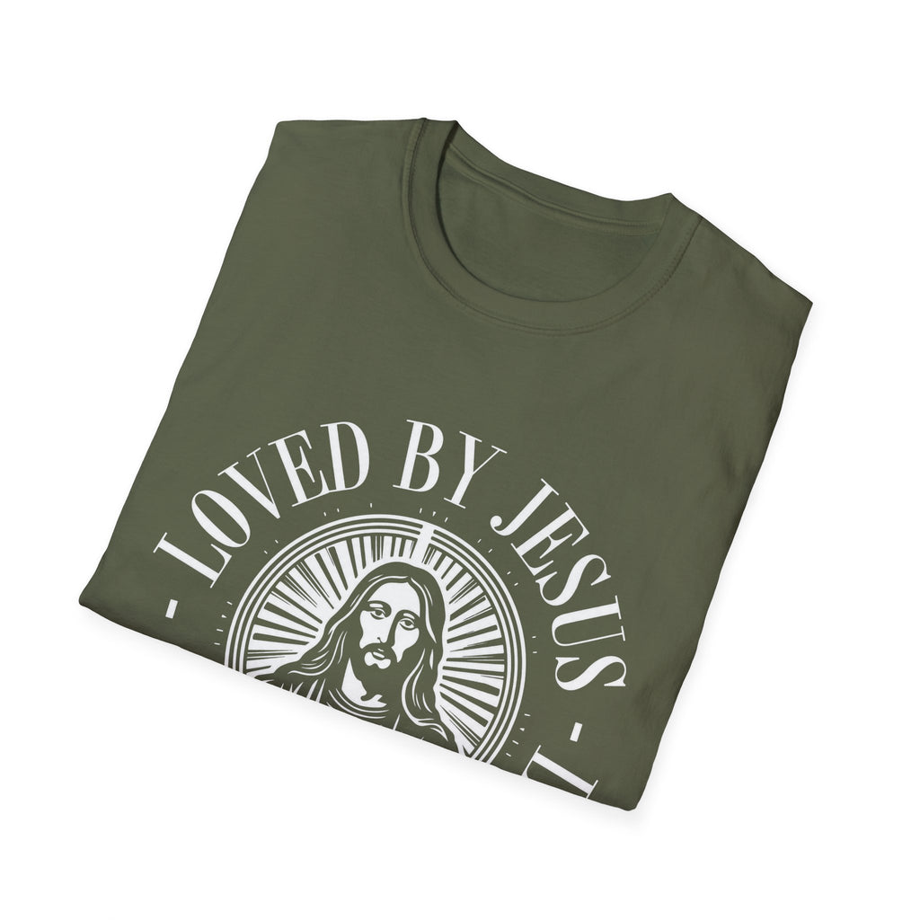 Loved By Jesus T-Shirt — Vintage Religious Graphic Tee