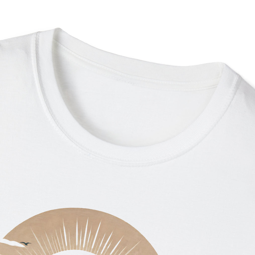 Guided by Grace T-Shirt — Spiritual Christian Tee with Jesus and Angel Illustration