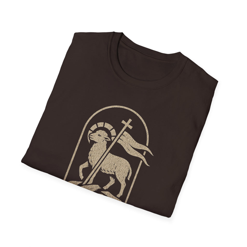 Jesus Lamb T-Shirt — 'Our Hope, Our Peace, Our Redeemer' Christian Tee (John 10:11)