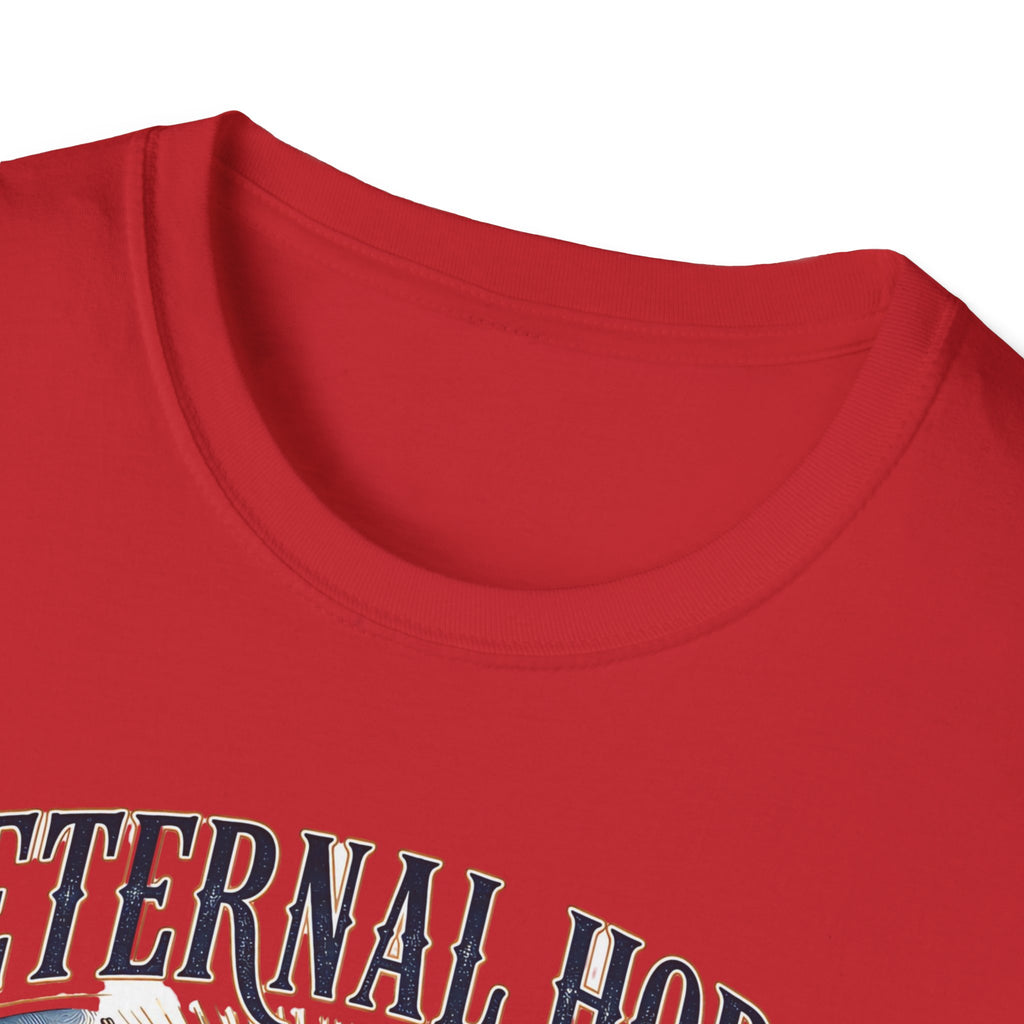 Eternal Hope T-Shirt — "Rejoice, For He Has Risen" Christian Easter Tee