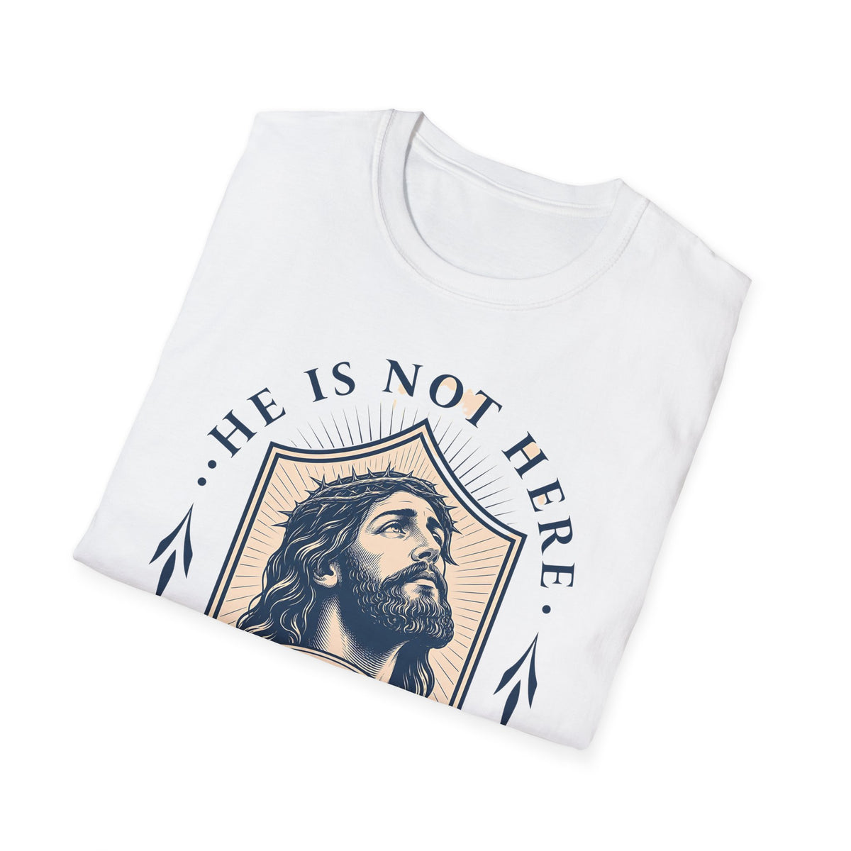 He Has Risen T-Shirt — Christian Easter Jesus Scripture Tee (Matthew 28:6)