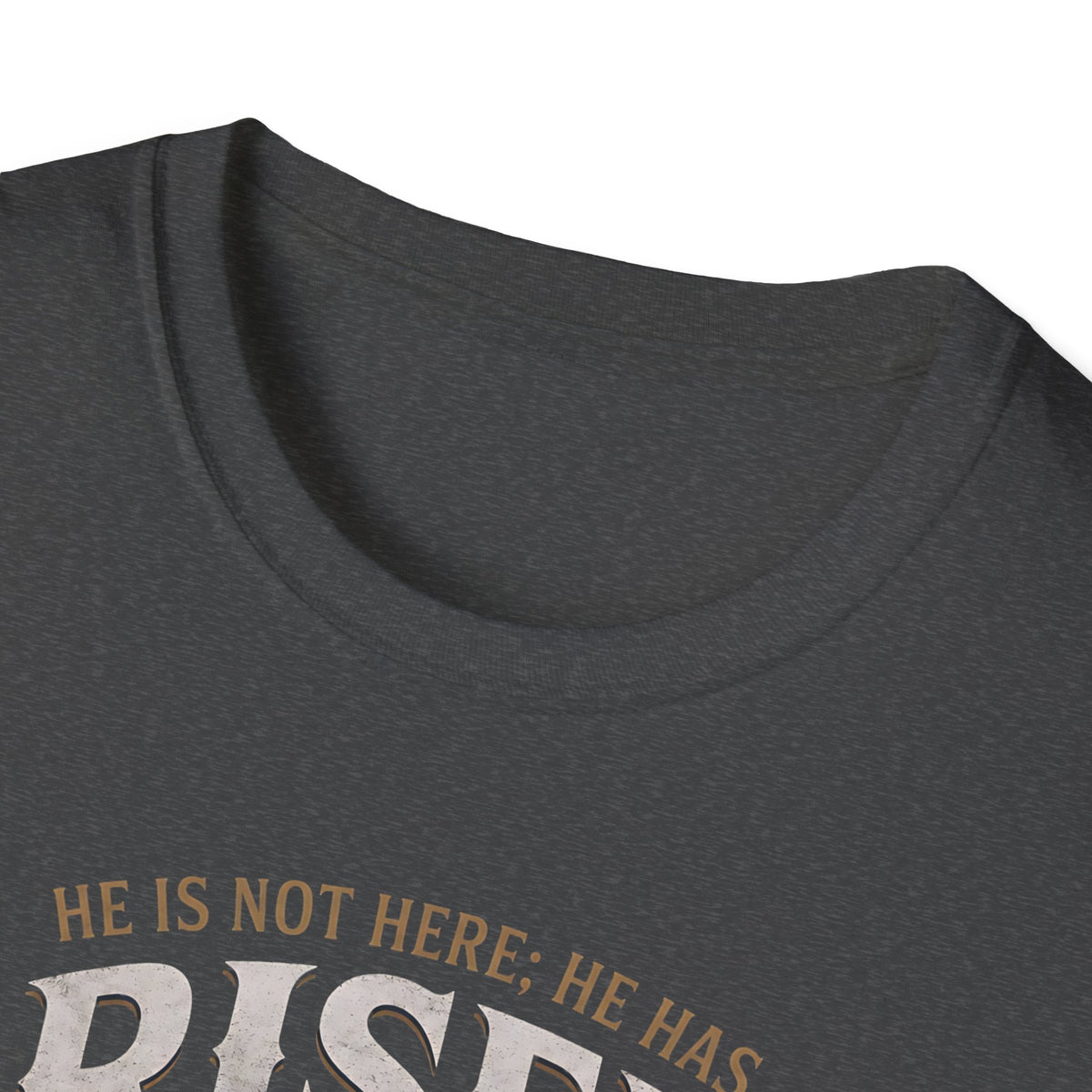 Risen Cross T-Shirt — "He Is Risen Just As He Said" Easter Christian Shirt
