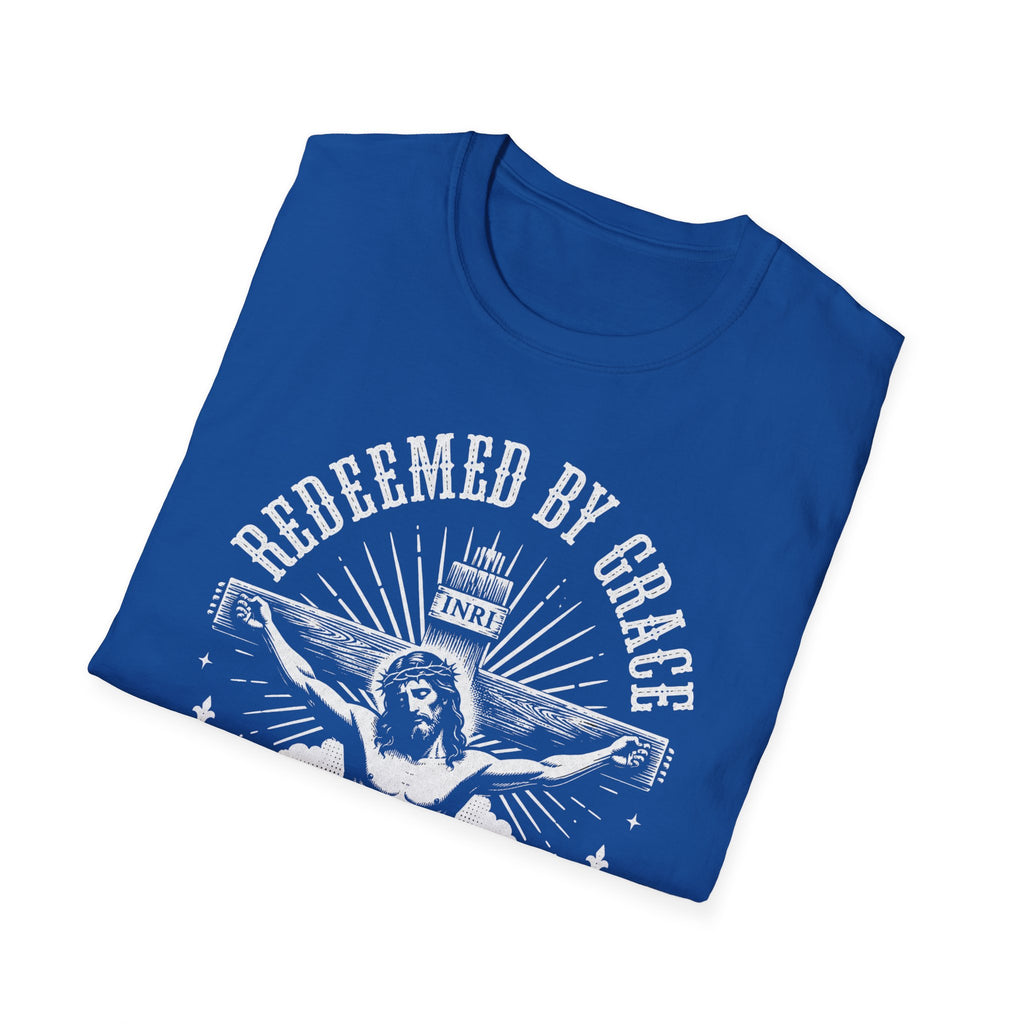 Redeemed by Grace 'Restored by Love' T-Shirt — Christian Faith Graphic Tee