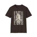 Faith Prayer Hands T-Shirt — Christian Inspirational Tee