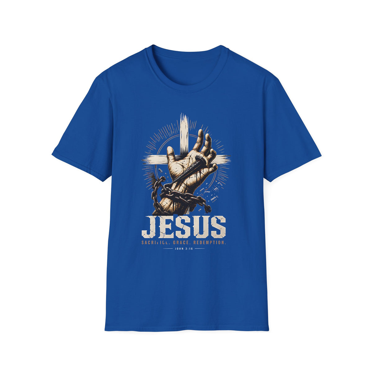 Christian T-Shirt — Jesus Crucifixion Vintage Graphic Tee