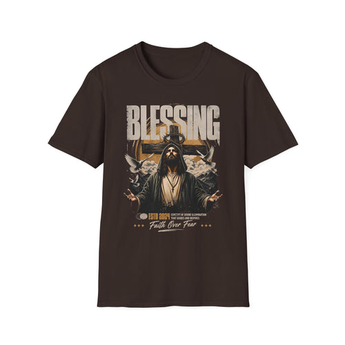 Blessing Jesus Graphic T-Shirt — Faith Over Fear Christian Tee