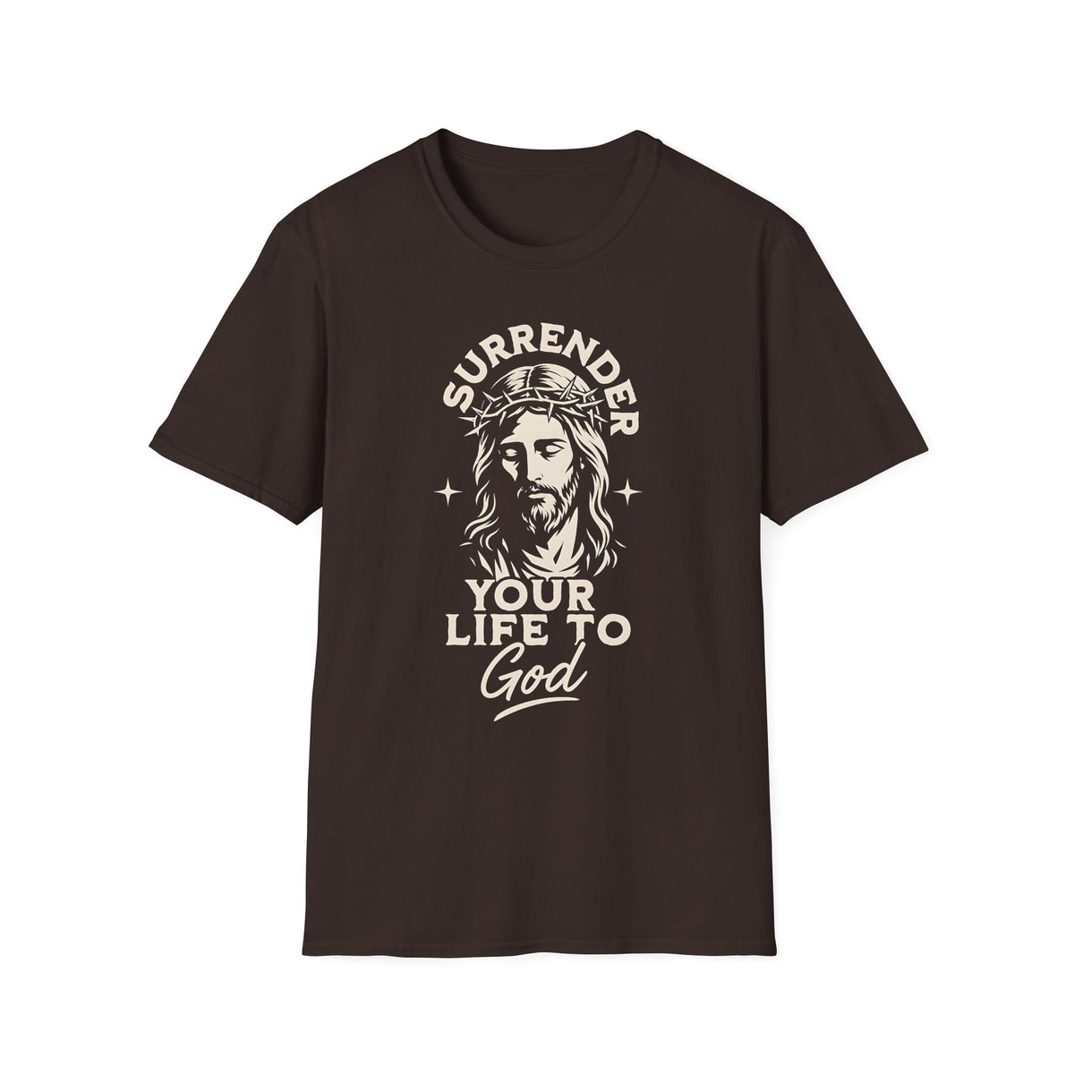 Surrender Your Life to God T-Shirt — Christian Jesus Faith Graphic Tee