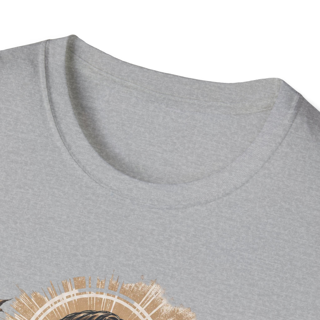 Jesus Christ Portrait T-Shirt — Faith Christian Tee with Cross & ‘Jesus Christ’ Banner