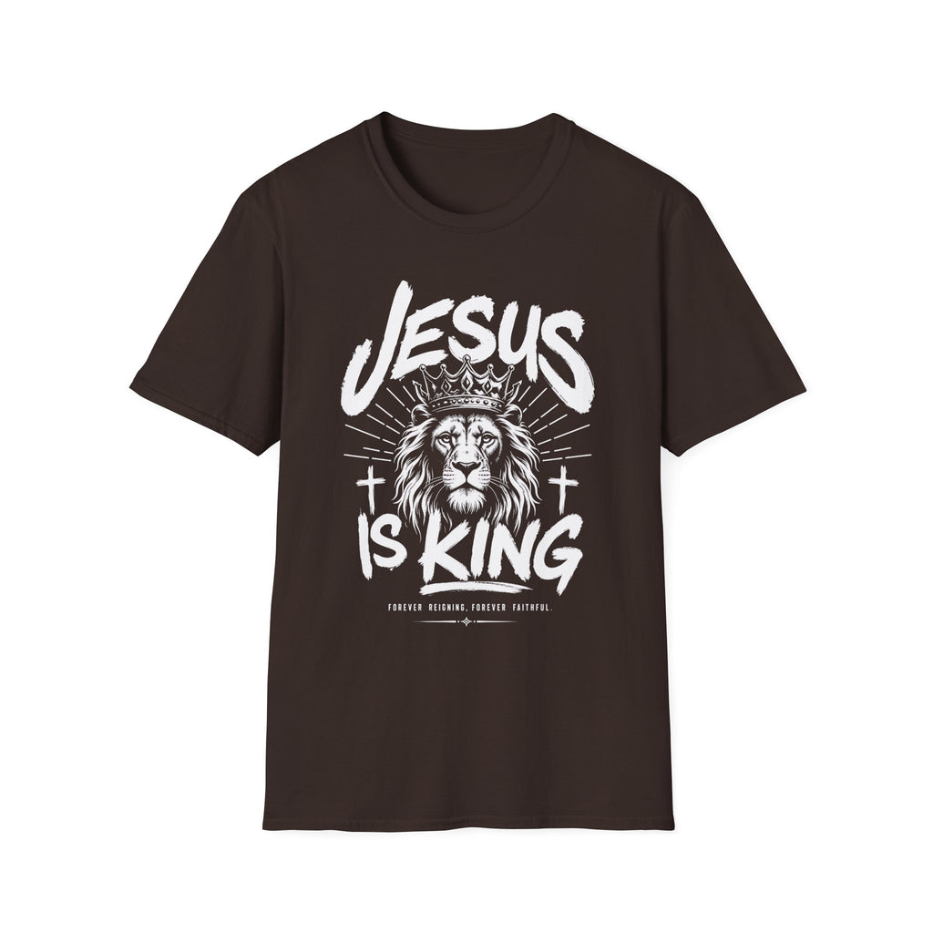 Jesus Is King Lion T-Shirt — Christian Faith Graphic Tee