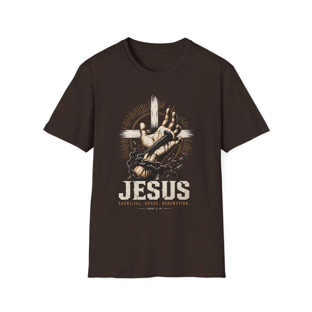 Christian T-Shirt — Jesus Crucifixion Vintage Graphic Tee