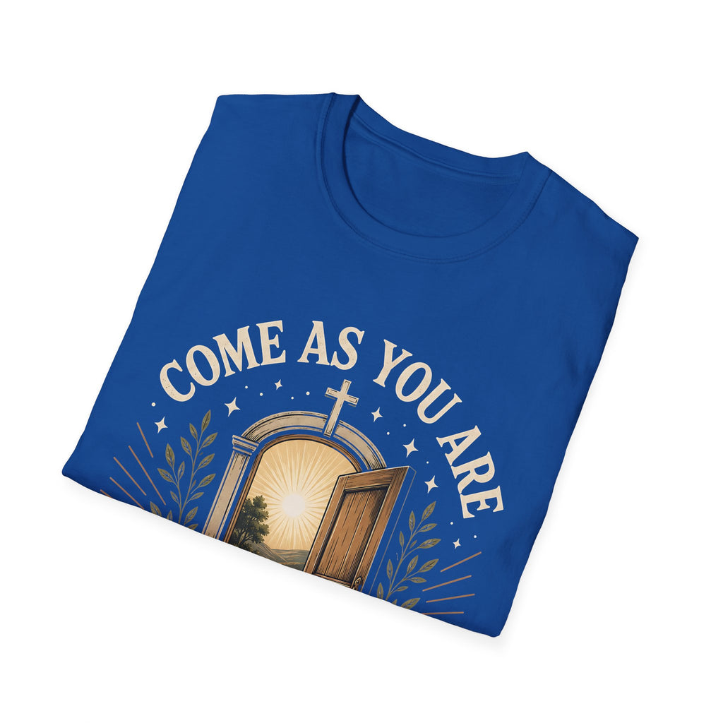 Come As You Are T-Shirt — Inspirational Christian Doorway Graphic Tee