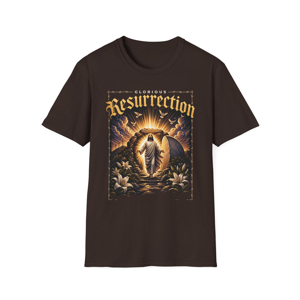 Resurrection Graphic T-Shirt — Glorious Jesus Easter Christian Tee