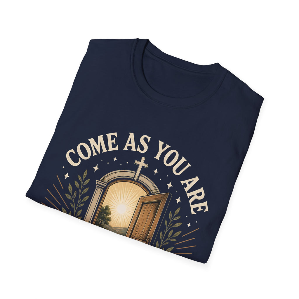 Come As You Are T-Shirt — Inspirational Christian Doorway Graphic Tee