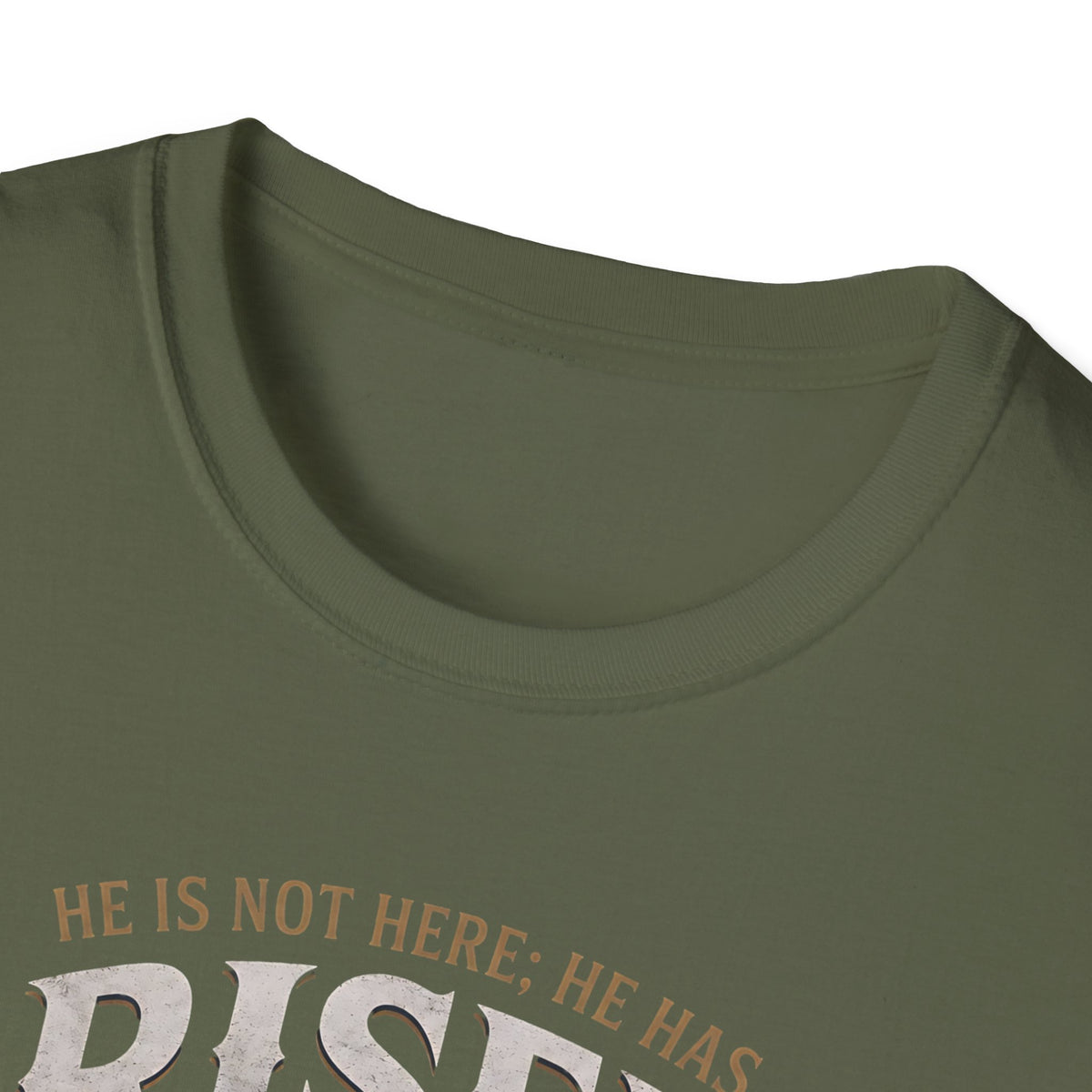 Risen Cross T-Shirt — "He Is Risen Just As He Said" Easter Christian Shirt