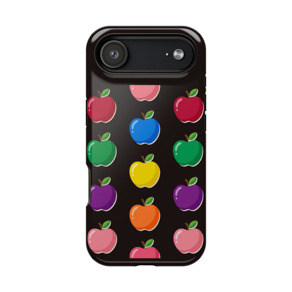 Rainbow Apple Pattern Phone Case | Magnetic Impact-Resistant Case
