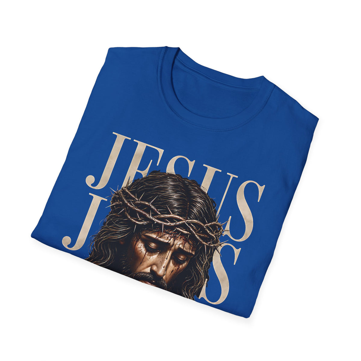 Jesus Portrait T-Shirt — "The Way, The Truth, The Life" Christian Tee