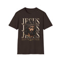 Jesus Portrait T-Shirt — "The Way, The Truth, The Life" Christian Tee