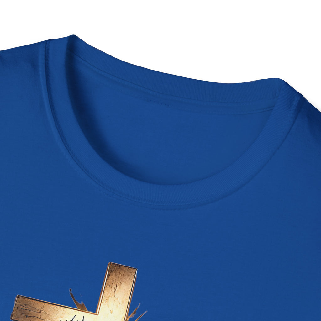 Jesus Is King T-Shirt — Christian Faith Graphic Tee with Cross & Lion Design