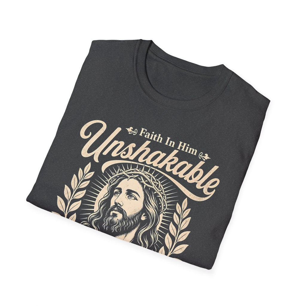 Christian T-Shirt — "Unshakable Hope" Faith in Him Graphic Tee