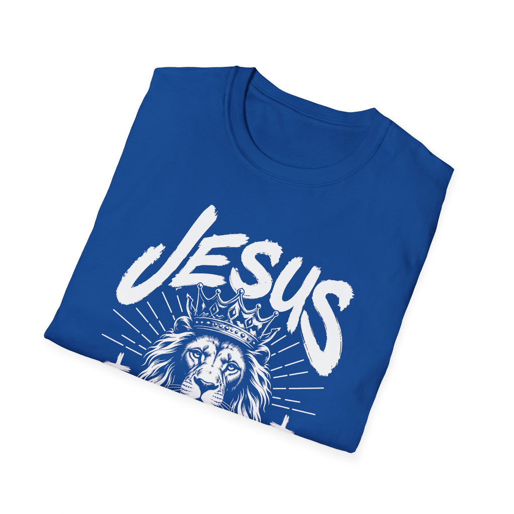 Jesus Is King Lion T-Shirt — Christian Faith Graphic Tee