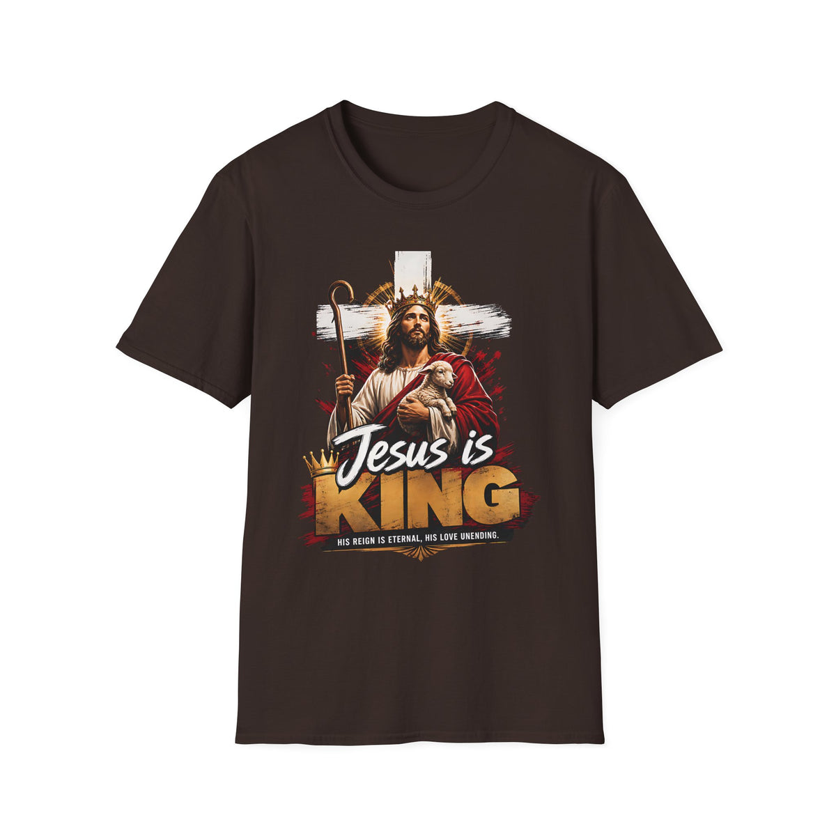 Jesus Is King T-Shirt — Christian Faith Gospel Tee