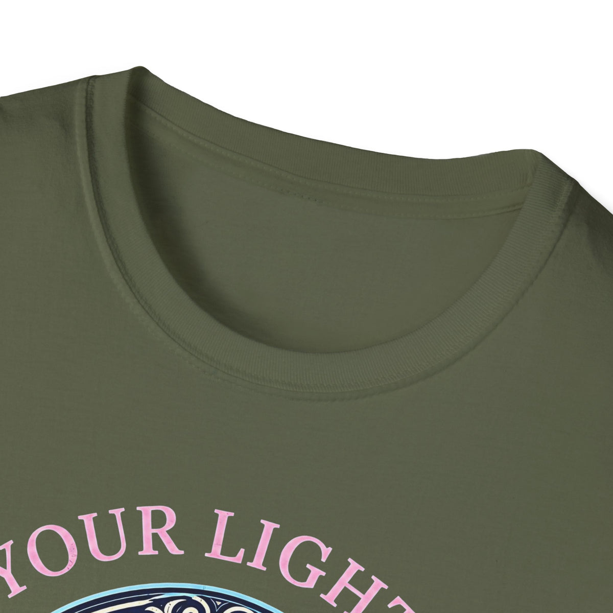 Faith Over Fear Lighthouse T-Shirt — "Let Your Light Shine" Christian Graphic Tee