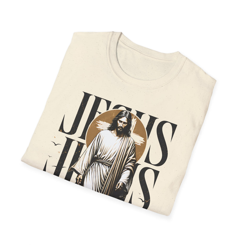 Jesus Graphic T-Shirt — Walking Christ Faith Tee (Religious Christian Apparel)