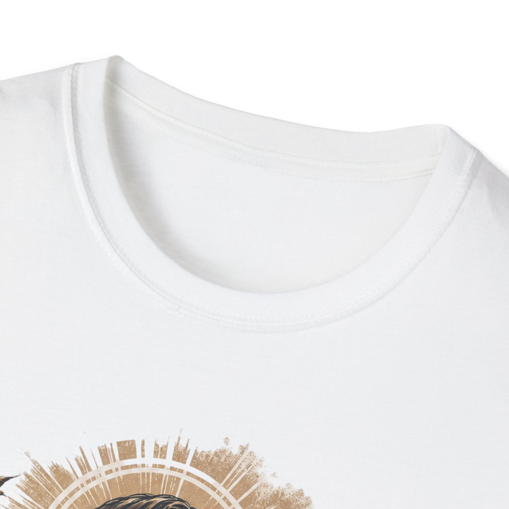 Jesus Christ Portrait T-Shirt — Faith Christian Tee with Cross & ‘Jesus Christ’ Banner