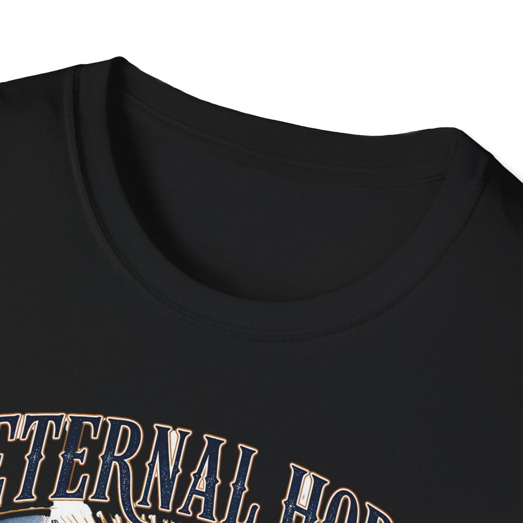 Eternal Hope T-Shirt — "Rejoice, For He Has Risen" Christian Easter Tee