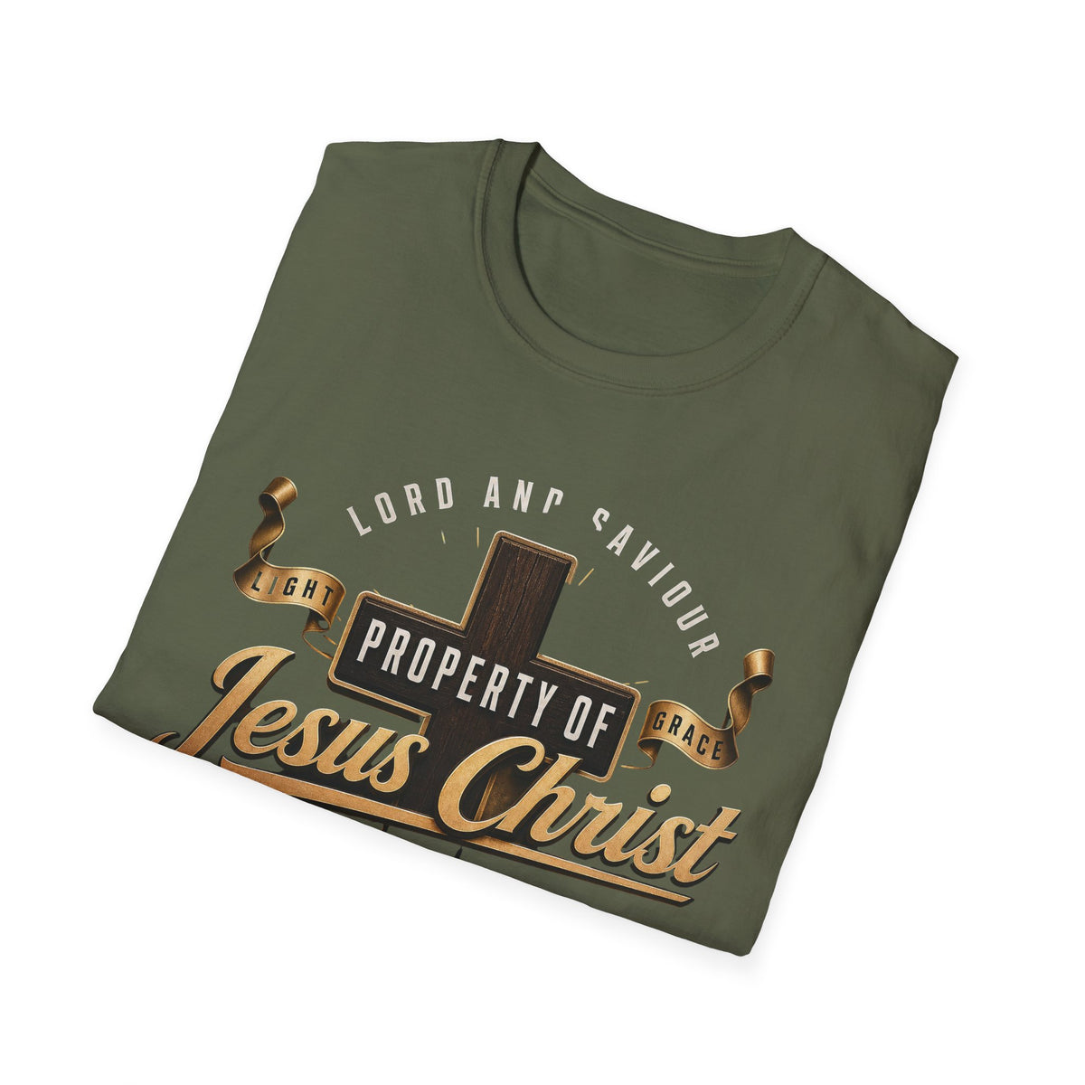 Jesus Christ Property T-Shirt — Christian Cross Faith Tee