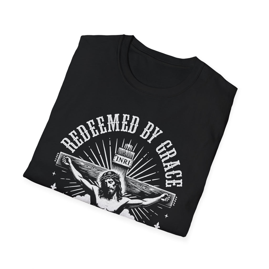Redeemed by Grace 'Restored by Love' T-Shirt — Christian Faith Graphic Tee