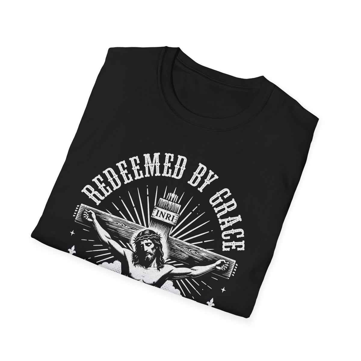 Redeemed by Grace 'Restored by Love' T-Shirt — Christian Faith Graphic Tee