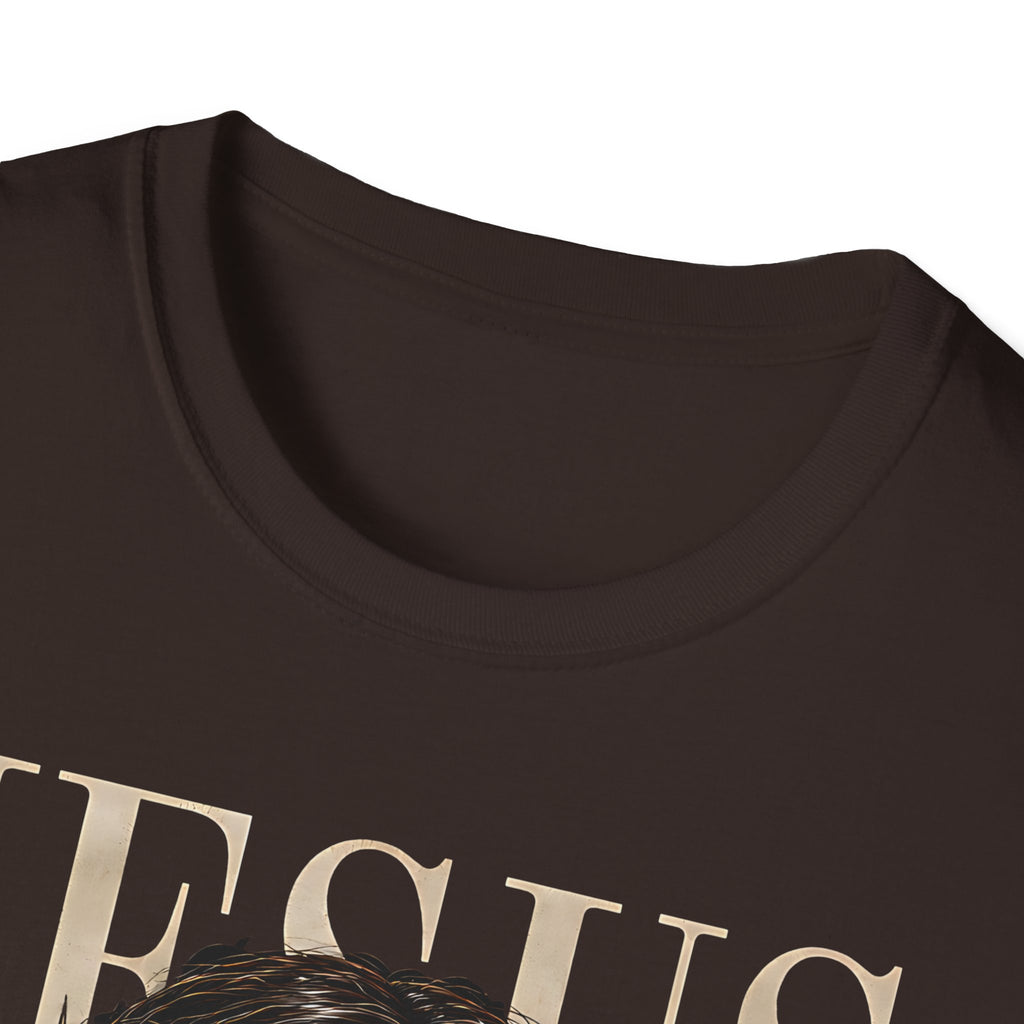 Jesus Portrait T-Shirt — "The Way, The Truth, The Life" Christian Tee