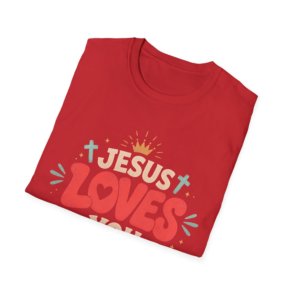 Jesus Loves You T-Shirt — Cute Faith-Based Christian Tee